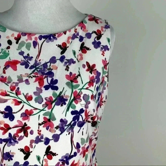 New DKNY womens dress size 4 multicolored floral Easter - Picture 2 of 14